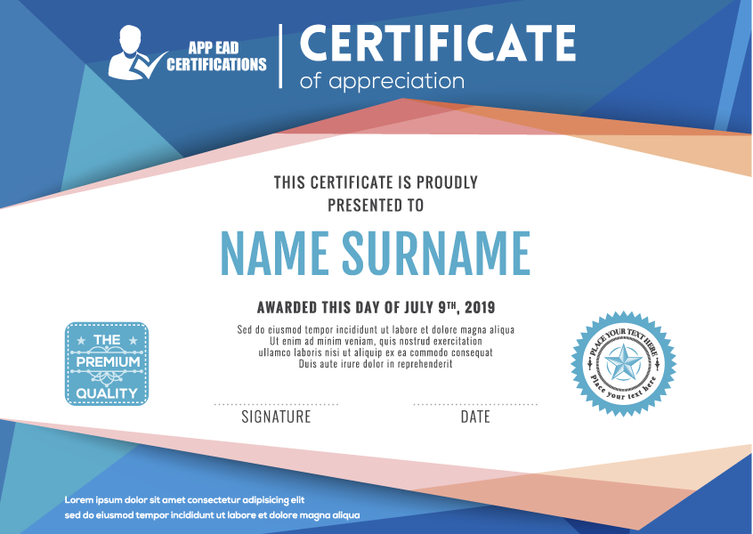 Certificado Master EAD